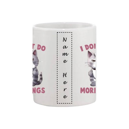 Mug - 11oz - Sarcastic Funny Sayings with 12x images of different cats