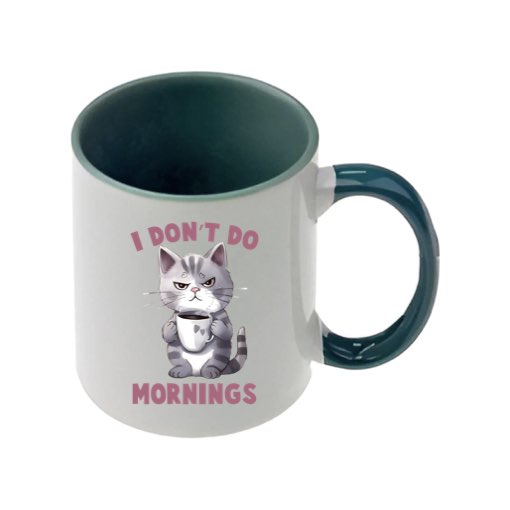 Mug - 11oz - Sarcastic Funny Sayings with 12x images of different cats