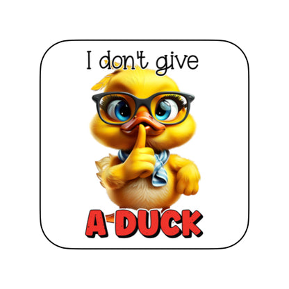 Coasters of Sarcastic Quotes with Ducks