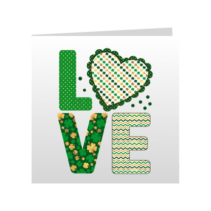 Square Greeting Cards for St Patricks Day