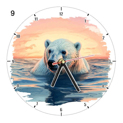 Clocks with 33x different Scenic Polar Bears