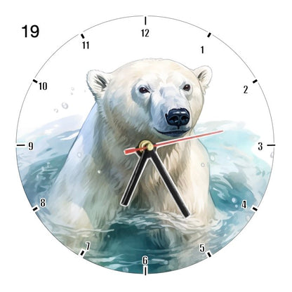 Clocks with 33x different Scenic Polar Bears