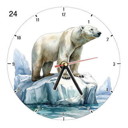 Clocks with 33x different Scenic Polar Bears