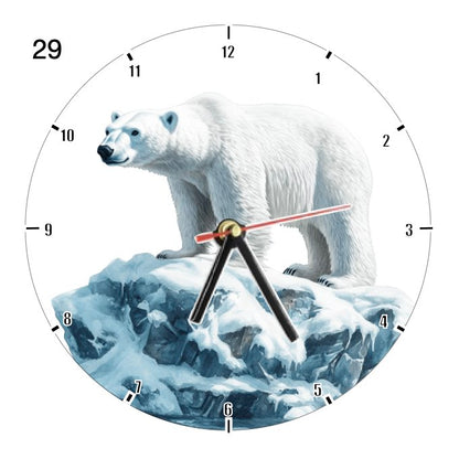 Clocks with 33x different Scenic Polar Bears