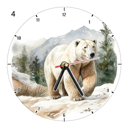 Clocks with 33x different Scenic Polar Bears