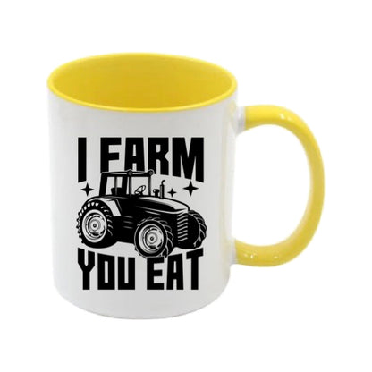 Mug - 11oz - Farmers Saying - 'I Farm you eat' 1a