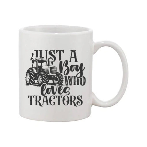 Mug - 11oz - Farmers Saying - 'Just A Boy Who Loves Tractors' 2