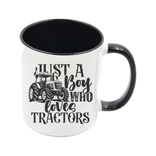 Mug - 11oz - Farmers Saying - 'Just A Boy Who Loves Tractors' 2