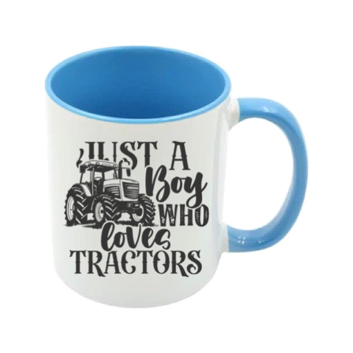 Mug - 11oz - Farmers Saying - 'Just A Boy Who Loves Tractors' 2