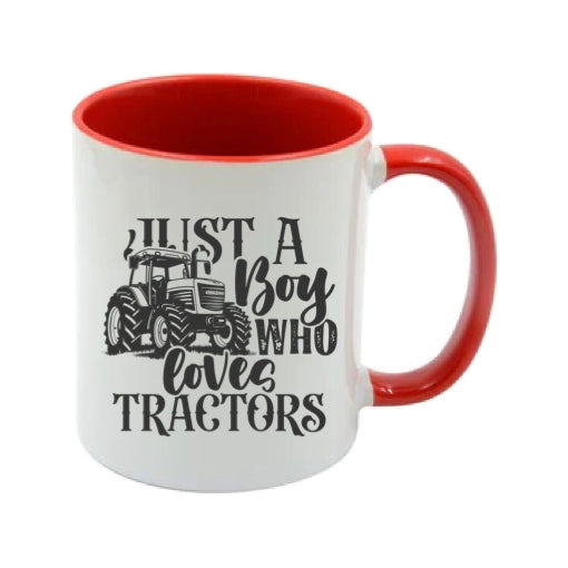 Mug - 11oz - Farmers Saying - 'Just A Boy Who Loves Tractors' 2