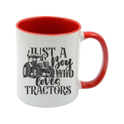 Mug - 11oz - Farmers Saying - 'Just A Boy Who Loves Tractors' 2
