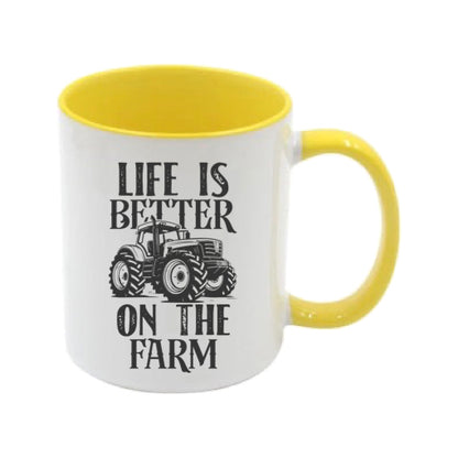 Mug - 11oz - Farmers Saying - 'Life is better on the farm' 2