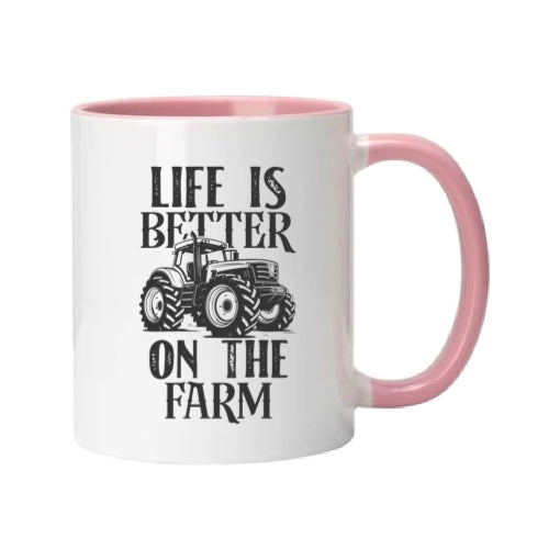 Mug - 11oz - Farmers Saying - 'Life is better on the farm' 2