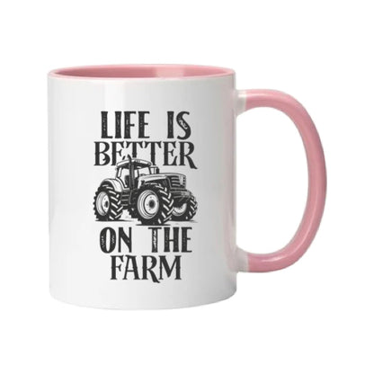 Mug - 11oz - Farmers Saying - 'Life is better on the farm' 2
