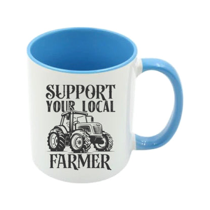 Mug - 11oz - Farmers Saying - 'Support Your Local Farmer' 2