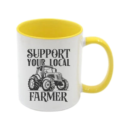 Mug - 11oz - Farmers Saying - 'Support Your Local Farmer' 2