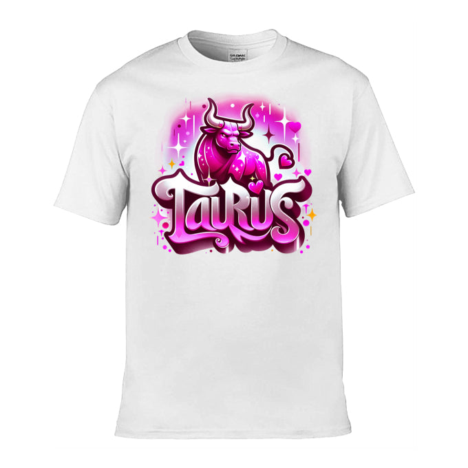 Mens T-Shirt (Gildan Softstyle 64000) - with Zodiac Sign - Taurus
