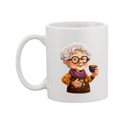 Mug - 11oz - OAP - Lady with a drink 3