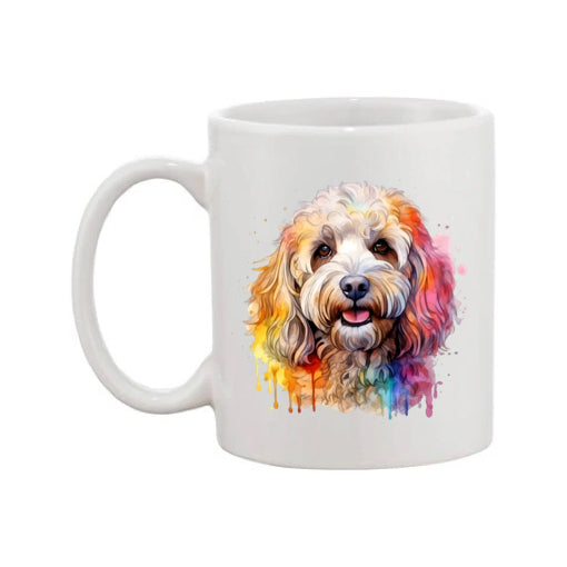 Mug - 11oz - Cockapoo in vibrant watercolours 2