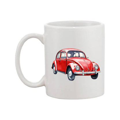 Mug - 11oz - VW Beetle - Red