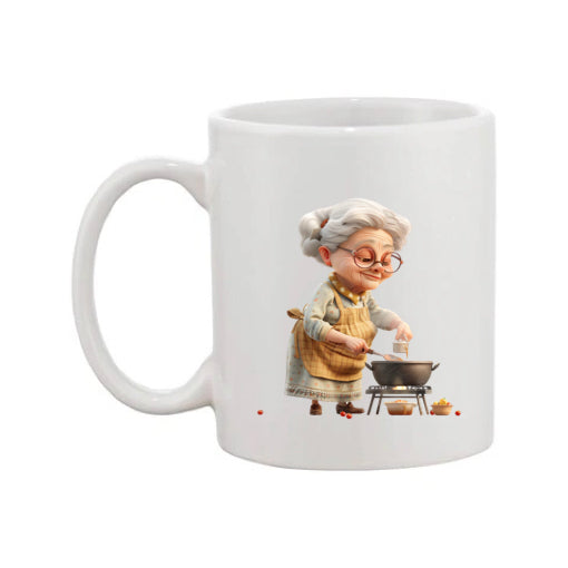 Mug - 11oz - OAP - Lady cooking 1