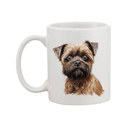 Mug - 11oz - Affenpinscher - brown 4