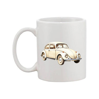 Mug - 11oz - VW Beetle - White