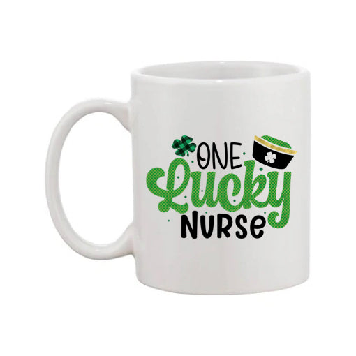 Mug - 11oz - St Patricks Day - One Lucky Nurse