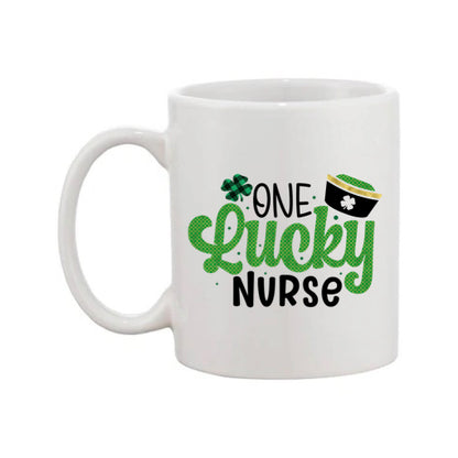 Mug - 11oz - St Patricks Day - One Lucky Nurse