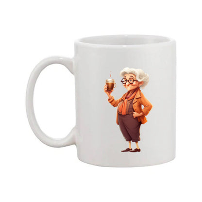 Mug - 11oz - OAP - Lady with a cuppa 3