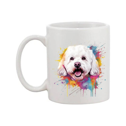 Mug - 11oz - Bichon Frise dog in vibrant watercolours 1