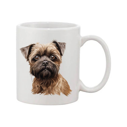 Mug - 11oz - Affenpinscher - brown 4