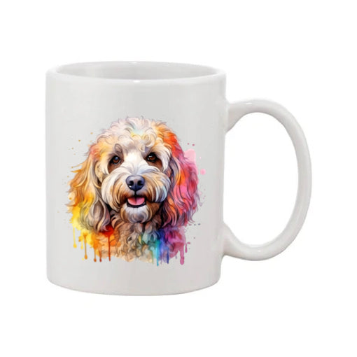 Mug - 11oz - Cockapoo in vibrant watercolours 2