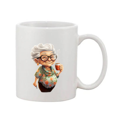 Mug - 11oz - OAP - Lady with a cuppa 2