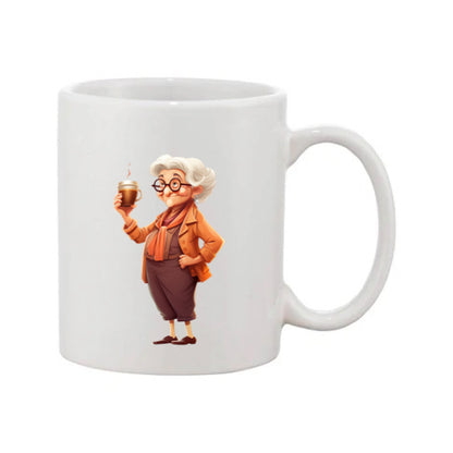 Mug - 11oz - OAP - Lady with a cuppa 3