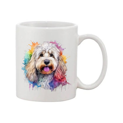 Mug - 11oz - Cockapoo in vibrant watercolours 1