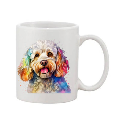 Mug - 11oz - Cockapoo in vibrant watercolours 4