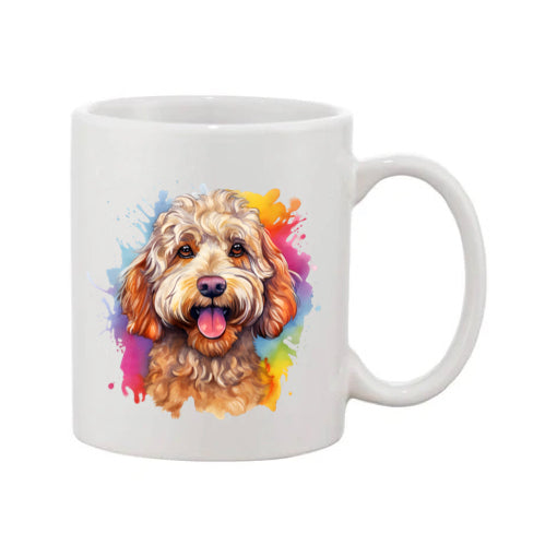 Mug - 11oz - Cockapoo in vibrant watercolours 3