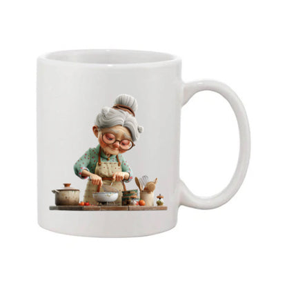 Mug - 11oz - OAP - Lady cooking 2