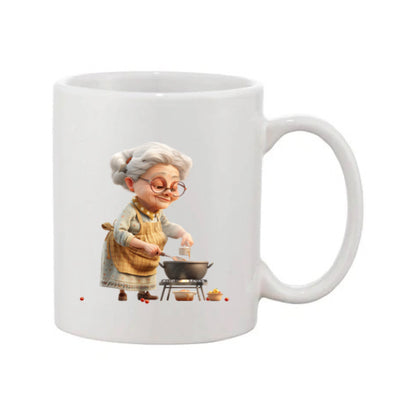 Mug - 11oz - OAP - Lady cooking 1