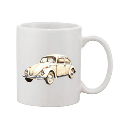 Mug - 11oz - VW Beetle - White