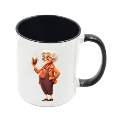 Mug - 11oz - OAP - Lady with a cuppa 3