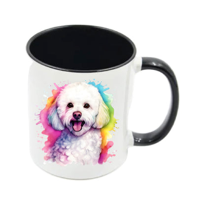 Mug - 11oz - Bichon Frise dog in vibrant watercolours 3