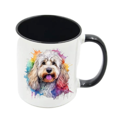 Mug - 11oz - Cockapoo in vibrant watercolours 1