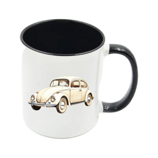 Mug - 11oz - VW Beetle - White