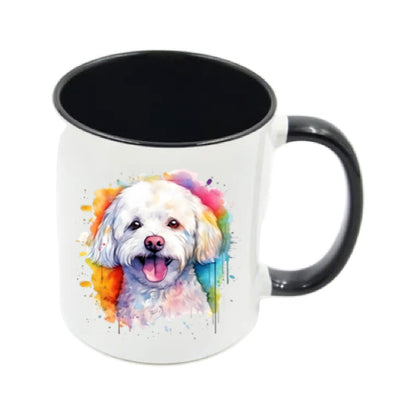 Mug - 11oz - Bichon Frise dog in vibrant watercolours 4