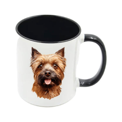 Mug - 11oz - Affenpinscher - brown 1