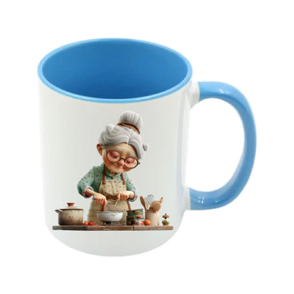 Mug - 11oz - OAP - Lady cooking 2