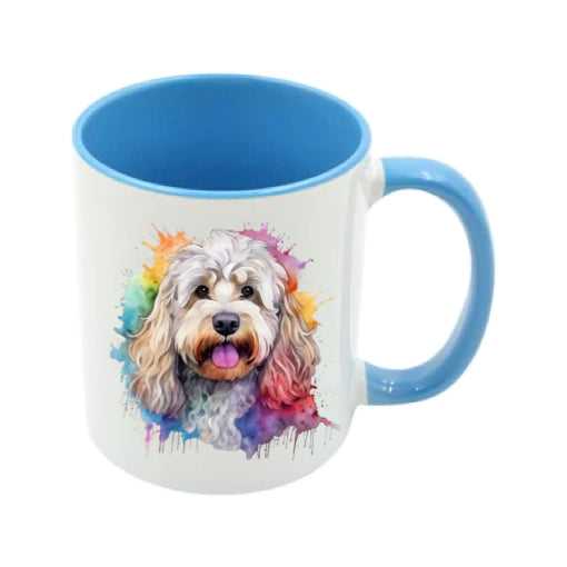 Mug - 11oz - Cockapoo in vibrant watercolours 1