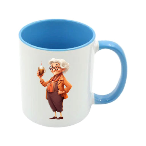 Mug - 11oz - OAP - Lady with a cuppa 3